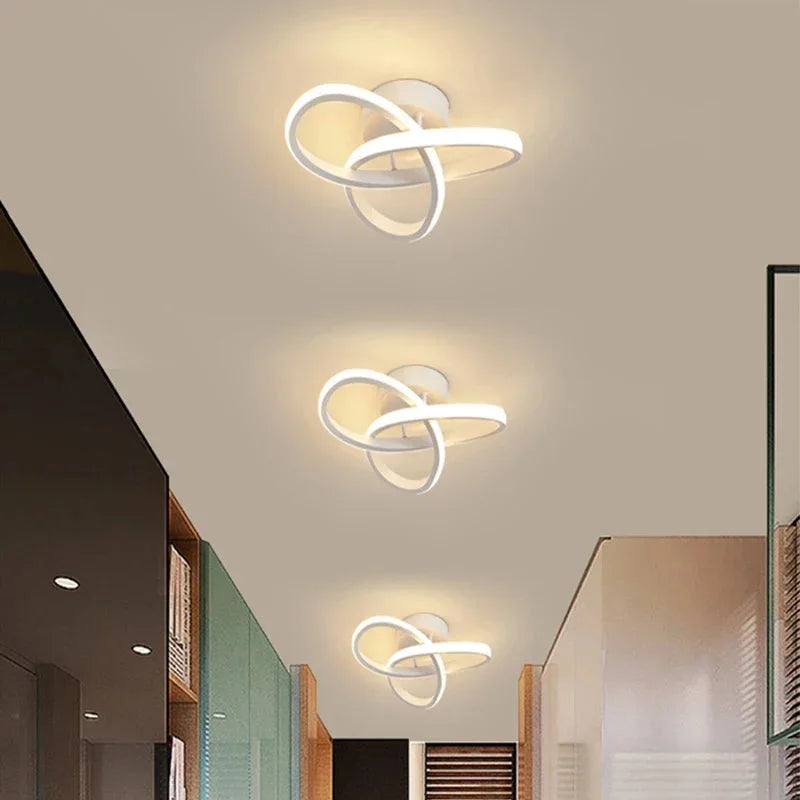 Lustre Led de Teto com 3 Cores para Quarto e Sala de Jantar Aquavera
