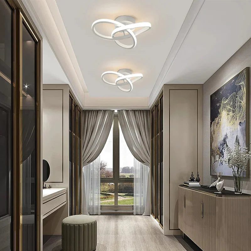 Lustre Led de Teto com 3 Cores para Quarto e Sala de Jantar Aquavera