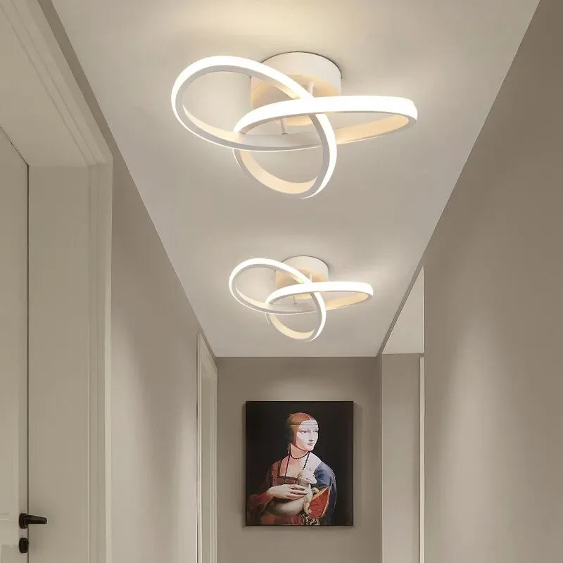 Lustre Led de Teto com 3 Cores para Quarto e Sala de Jantar Aquavera