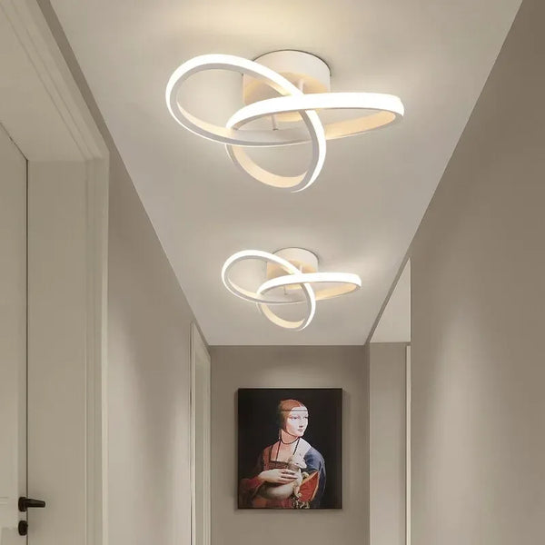 Lustre Led de Teto com 3 Cores para Quarto e Sala de Jantar Aquavera