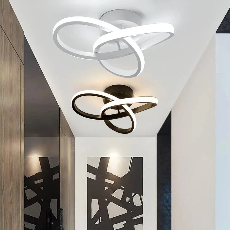 Lustre Led de Teto com 3 Cores para Quarto e Sala de Jantar Aquavera