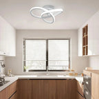 Lustre Led de Teto com 3 Cores para Quarto e Sala de Jantar Aquavera