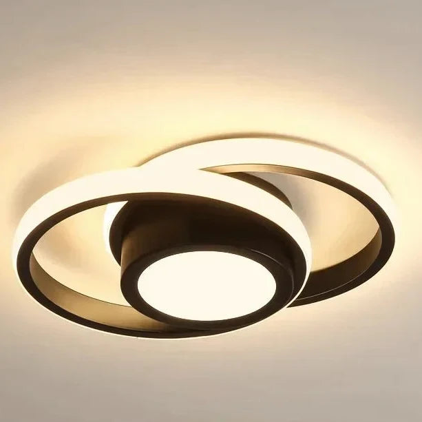 Lustre Led de Teto Moderno com 3 Cores para Quarto e Sala Aquavera