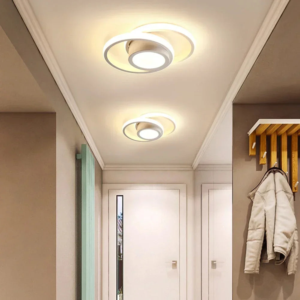 Lustre Led de Teto Moderno com 3 Cores para Quarto e Sala Aquavera