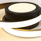 Lustre Led de Teto Moderno com 3 Cores para Quarto e Sala Aquavera