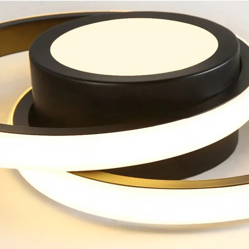 Lustre Led de Teto Moderno com 3 Cores para Quarto e Sala Aquavera