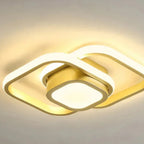 Lustre Led de Teto Moderno com 3 Cores para Quarto e Sala Aquavera