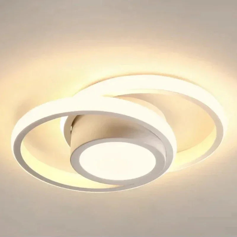 Lustre Led de Teto Moderno com 3 Cores para Quarto e Sala Aquavera