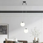 Lustre Pendente de Vidro com Led para Sala e Quarto Aquavera