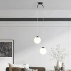 Lustre Pendente de Vidro com Led para Sala e Quarto Aquavera
