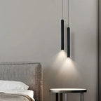 Pendente Led Duplo em Estilo Cilíndrico para Sala de Jantar Aquavera