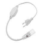 1 a 10 Metros Mangueira Fita de Led 5050 Branco Quente ou Frio 110v ou 220v + conector Fonte Rabicho