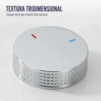 Torneira Misturador Banheiro Cascata Bancada 360° Aço Inox 2 Furos Cromada Brilhante