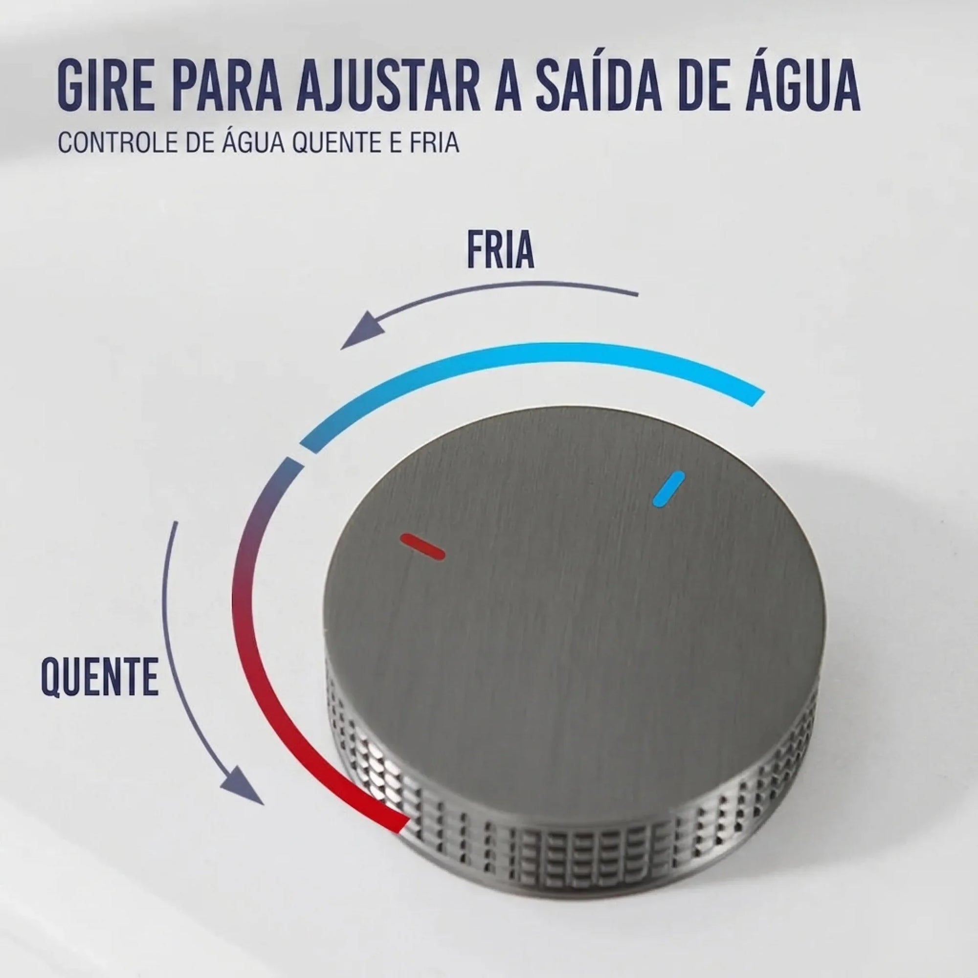 Torneira Misturador Banheiro Cascata Bancada 360° Aço Inox 2 Furos Cinza Fosco