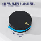 Torneira Misturador Banheiro 3 Furos com Bica 360°