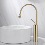 Torneira Para Banheiro Monocomando Misturador Lucca Dourado