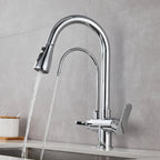Torneira Para Cozinha Gourmet Monocomando Dupla Função Filtro Jato Extensível