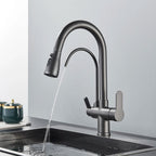 Torneira Para Cozinha Gourmet Monocomando Dupla Função Filtro Jato Extensível